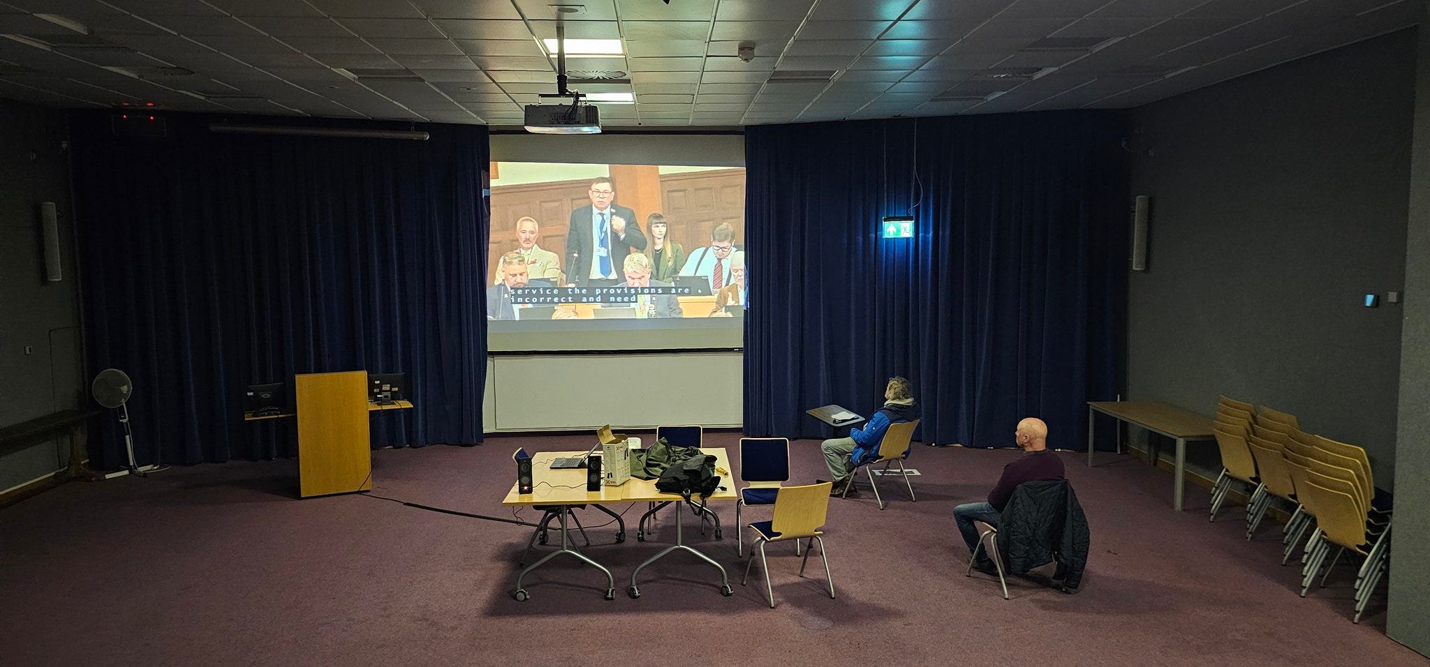 Flags spark festive stand-off